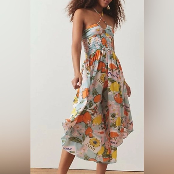 Urban Outfitters Pants - Nwot out from under urban outfitters Halter Flora midi jumpsuit